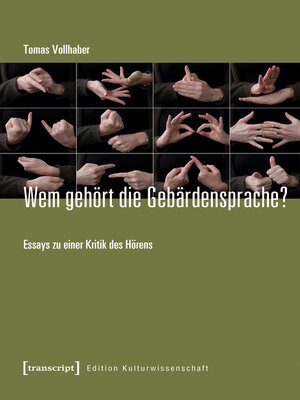 cover image of Wem gehört die Gebärdensprache?